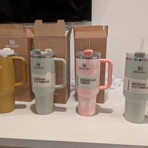 Stanley Yellow and Green Dining Thermoses